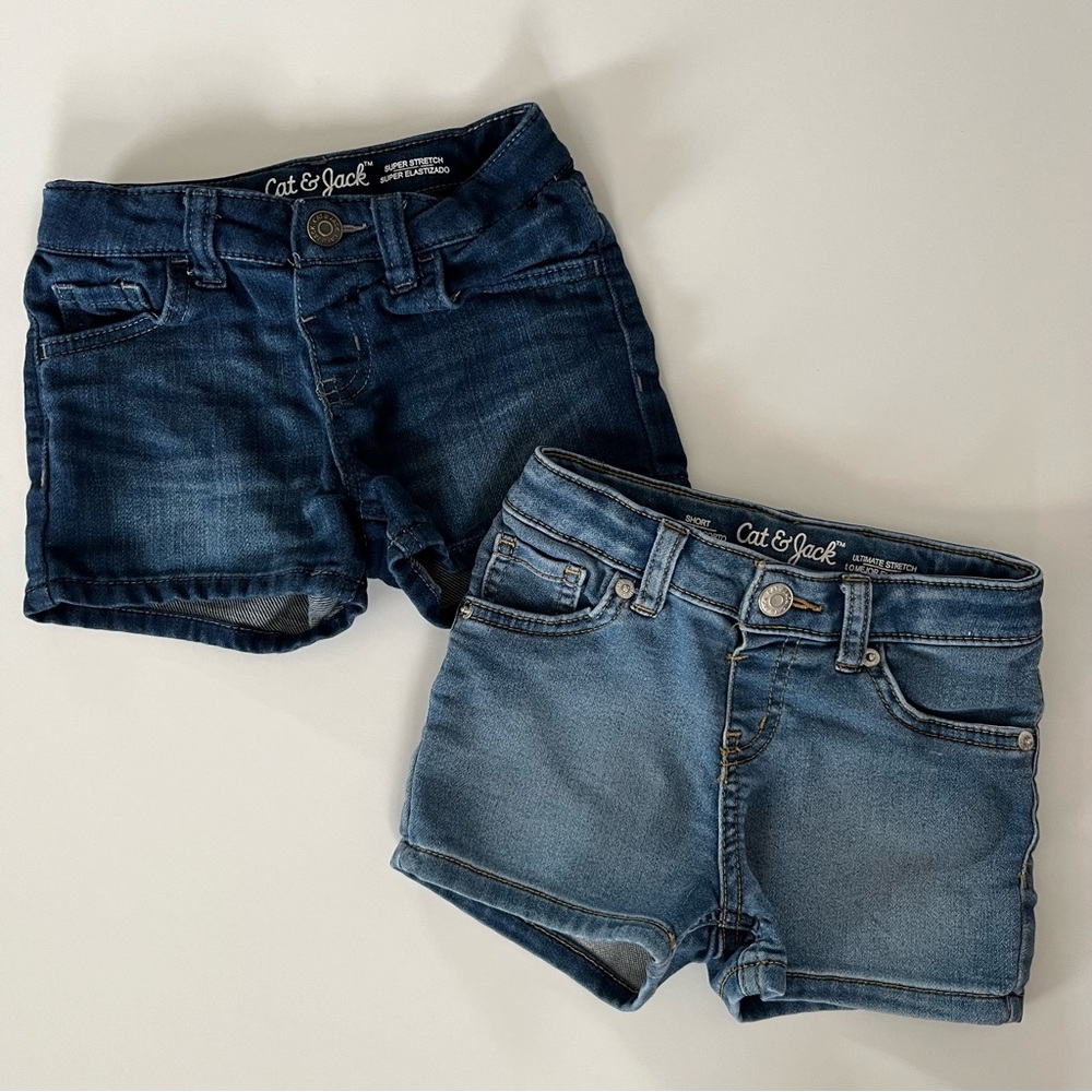 Set of 2 Girls Cat & Jack Jean Shorts